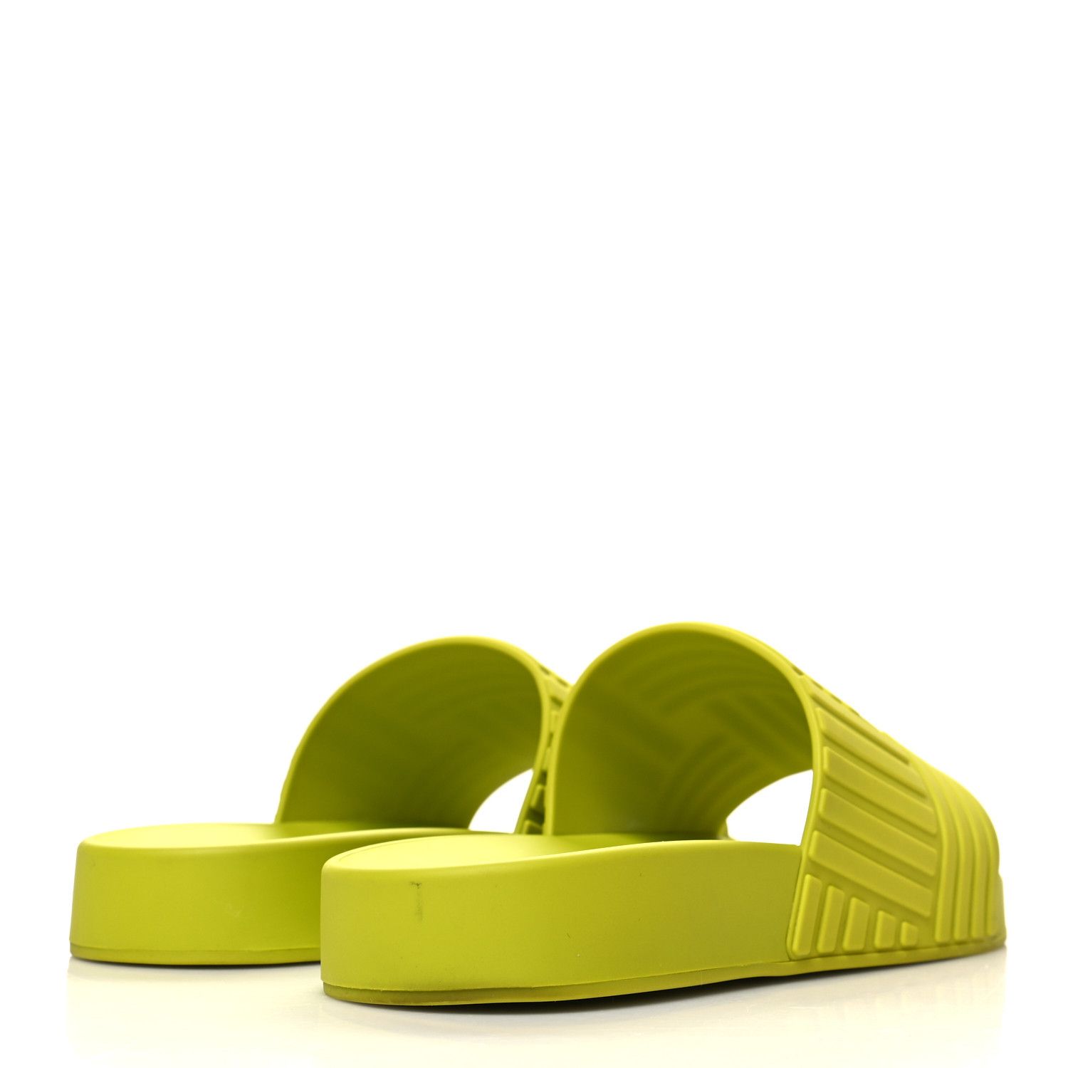 Bottega Veneta o1mle0325 Rubber Carpet Slides in Kiwi Size US 5 / IT 35 - 4 Thumbnail