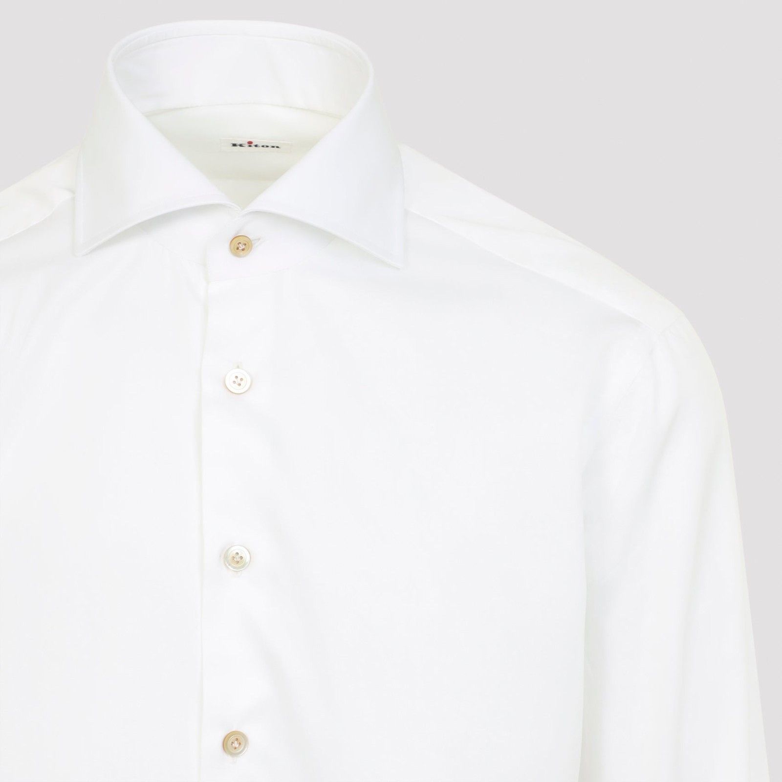 Kiton KITON White Shirt New & Authentic (Men's size:L;) Size US L / EU 52-54 / 3 - 2 Thumbnail