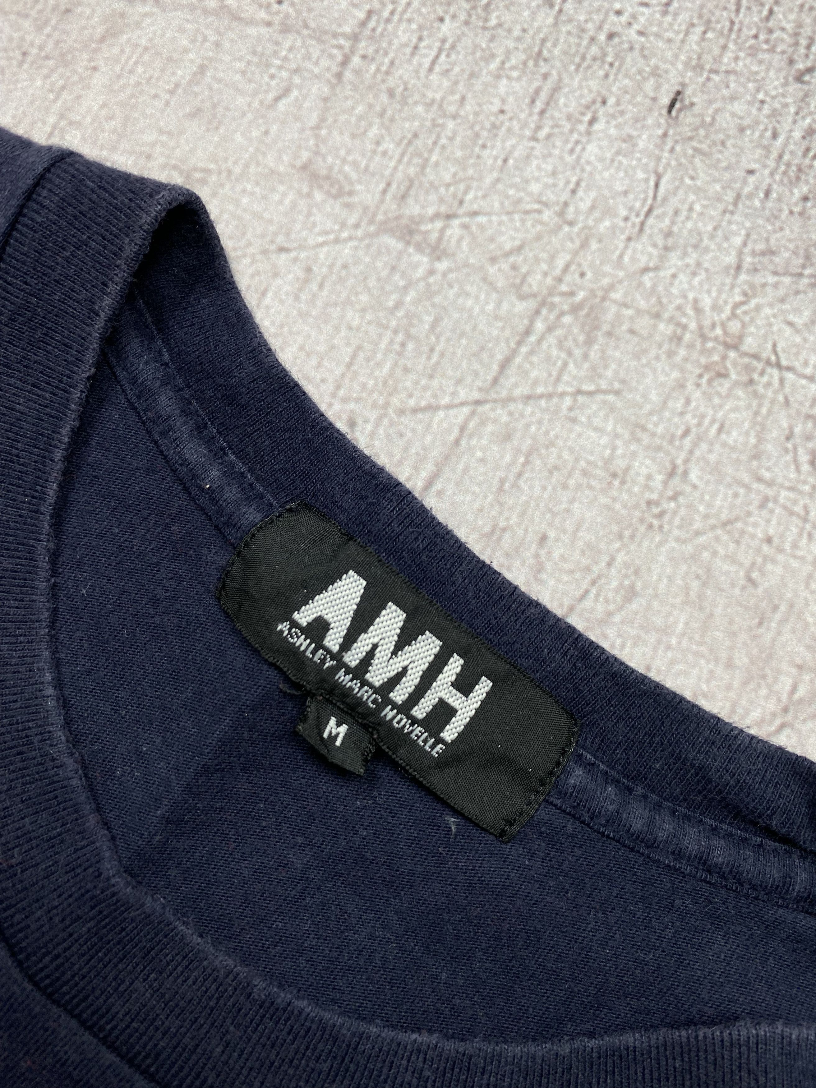 Ashley Marc Hovelle AMH Ashley Marc Hovelle Paris Vintage Mens Crew Neck T-Shirt Size US M / EU 48-50 / 2 - 4 Thumbnail