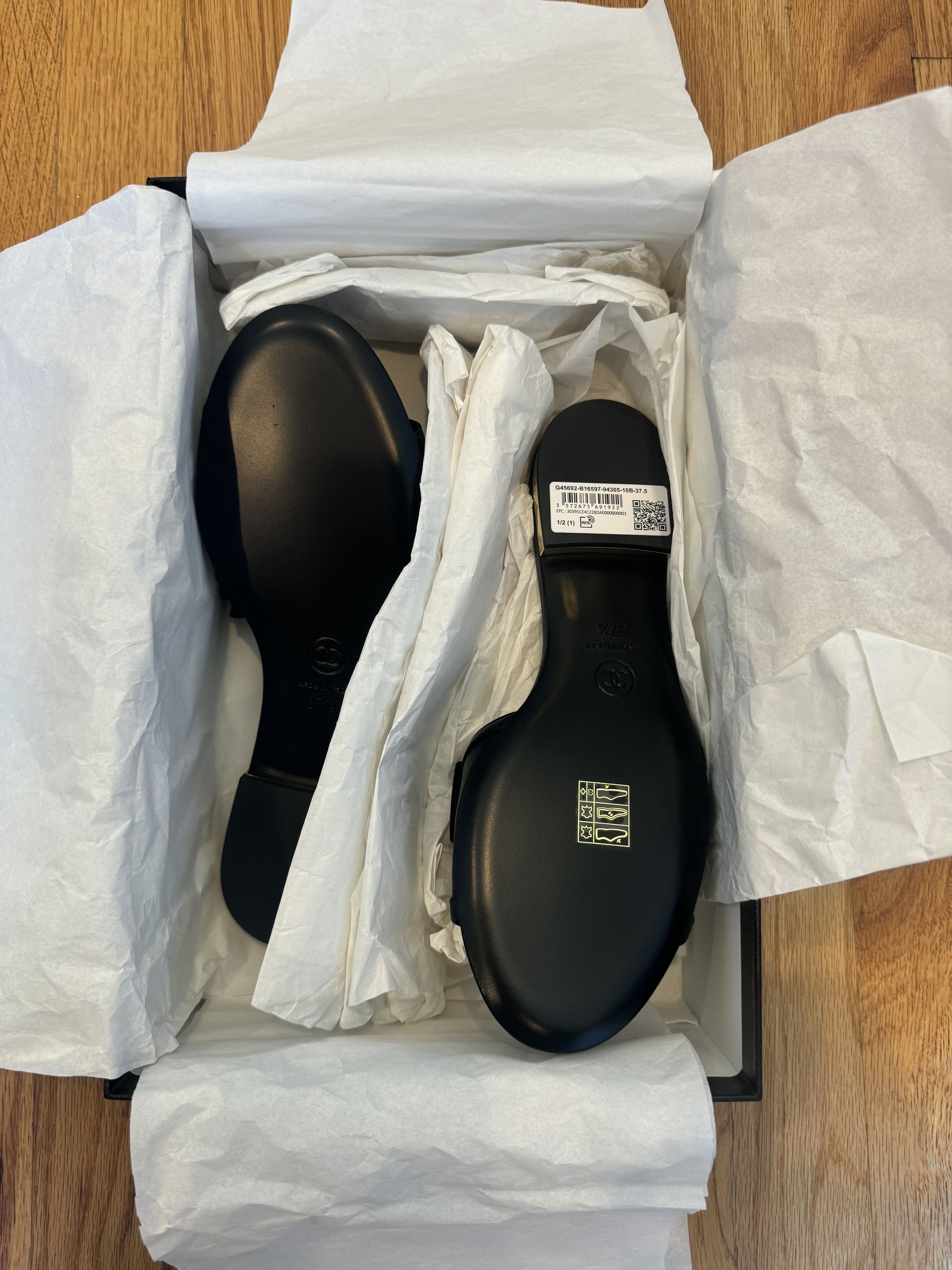 Chanel Sandal mule with bow Size US 7.5 / IT 37.5 - 3 Thumbnail