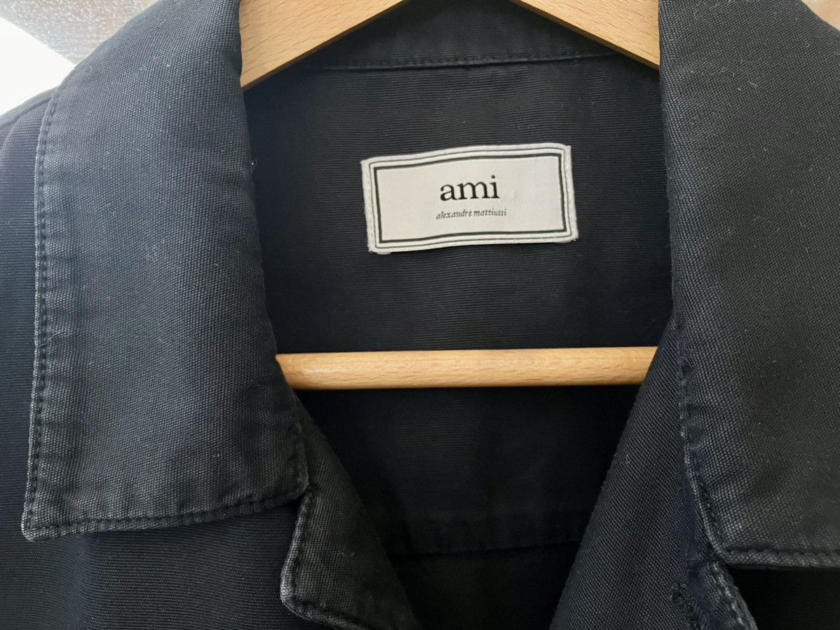 AMI AMI Mattiussi Navy Overshirt/jacket medium Size US M / EU 48-50 / 2 - 3 Thumbnail
