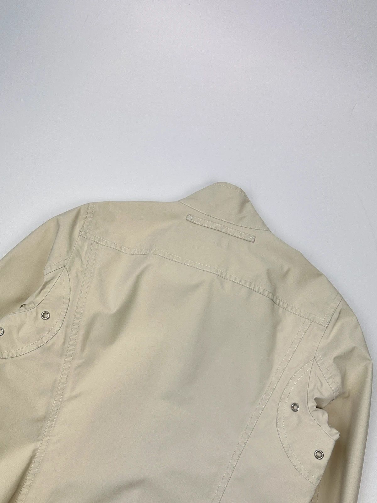 Prada Prada Sport SS2000 Nylon Beige Gore-Tex Rain Jacket Size L / US 10 / IT 46 - 6 Thumbnail