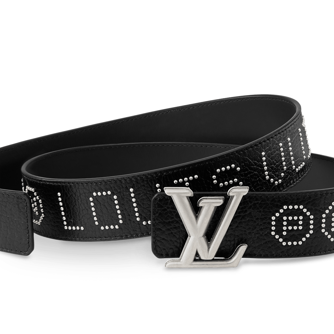 Louis Vuitton LV Dimension Rockabilly Studs 40MM Reversible Belt Size 26 - 3 Thumbnail