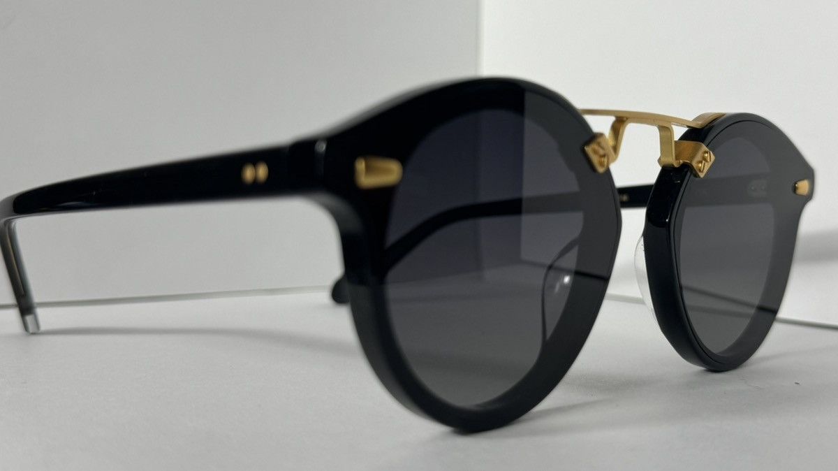 Krewe KREWE St Louis Nylon Black + Shadow 24K Polarized Sunglasses Size ONE SIZE - 3 Thumbnail