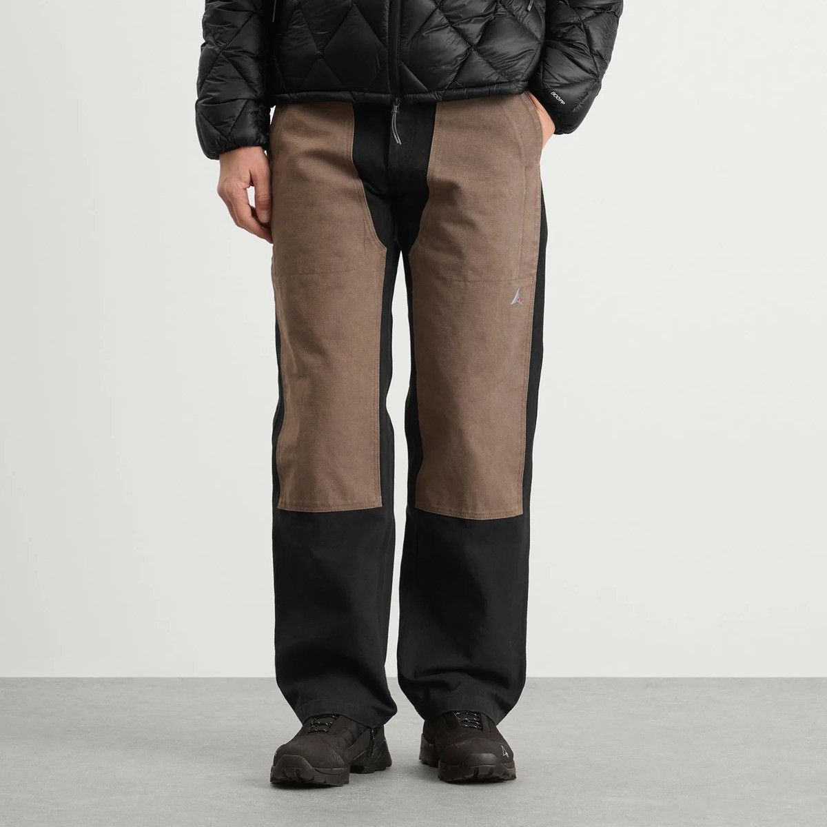 ROA (RARE) ROA Fomes Double Knee Washed Canvas Pant Black/Grey Size US 32 / EU 48 - 2 Thumbnail