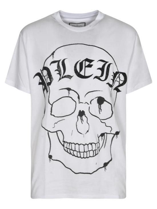 Philipp Plein PHILIPP PLEIN Men T-Shirts AADC MTK7816 PJY002N 01 White Size US L / EU 52-54 / 3 - 1 Thumbnail