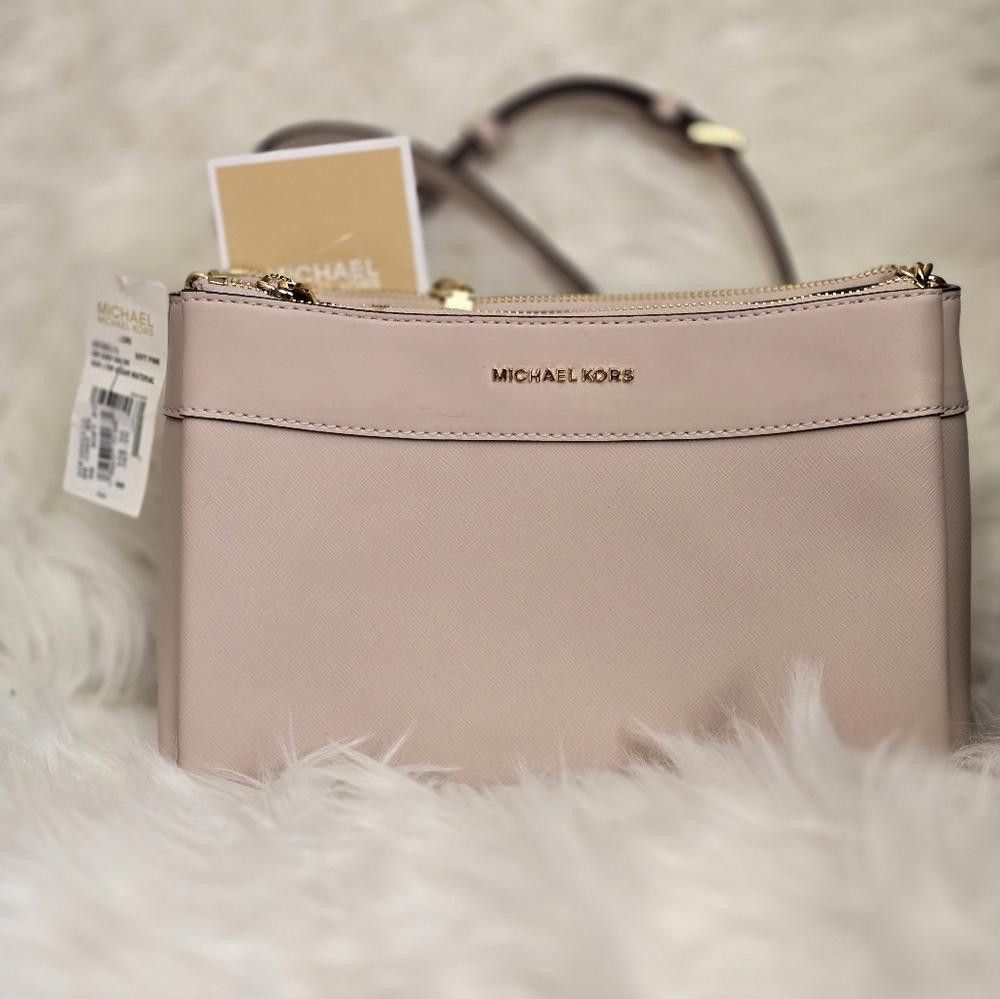 Michael Kors Lori Small Faux Saffiano Leather Crossbody Bag Size ONE SIZE - 1 Thumbnail