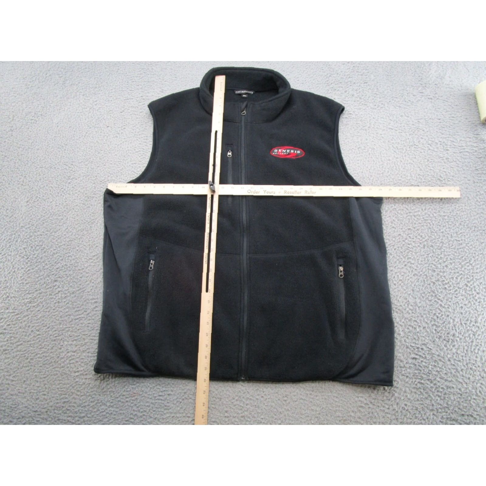 Port Authority Port Authority Genesis Archery Black Fleece Full Zip Vest Men 3XL Outdoor Hunting Black Fleece Vest 3XL Men Outdoors Size US XXL / EU 58 / 5 - 5 Thumbnail