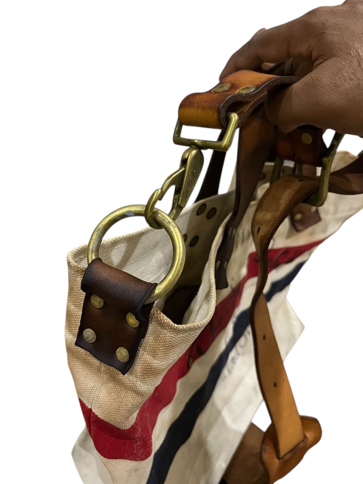 Japanese Brand vintage THE SUPERIOR LABOUR JPN CANVAS LEATHER SHOULDER BAG Size ONE SIZE - 22 Thumbnail