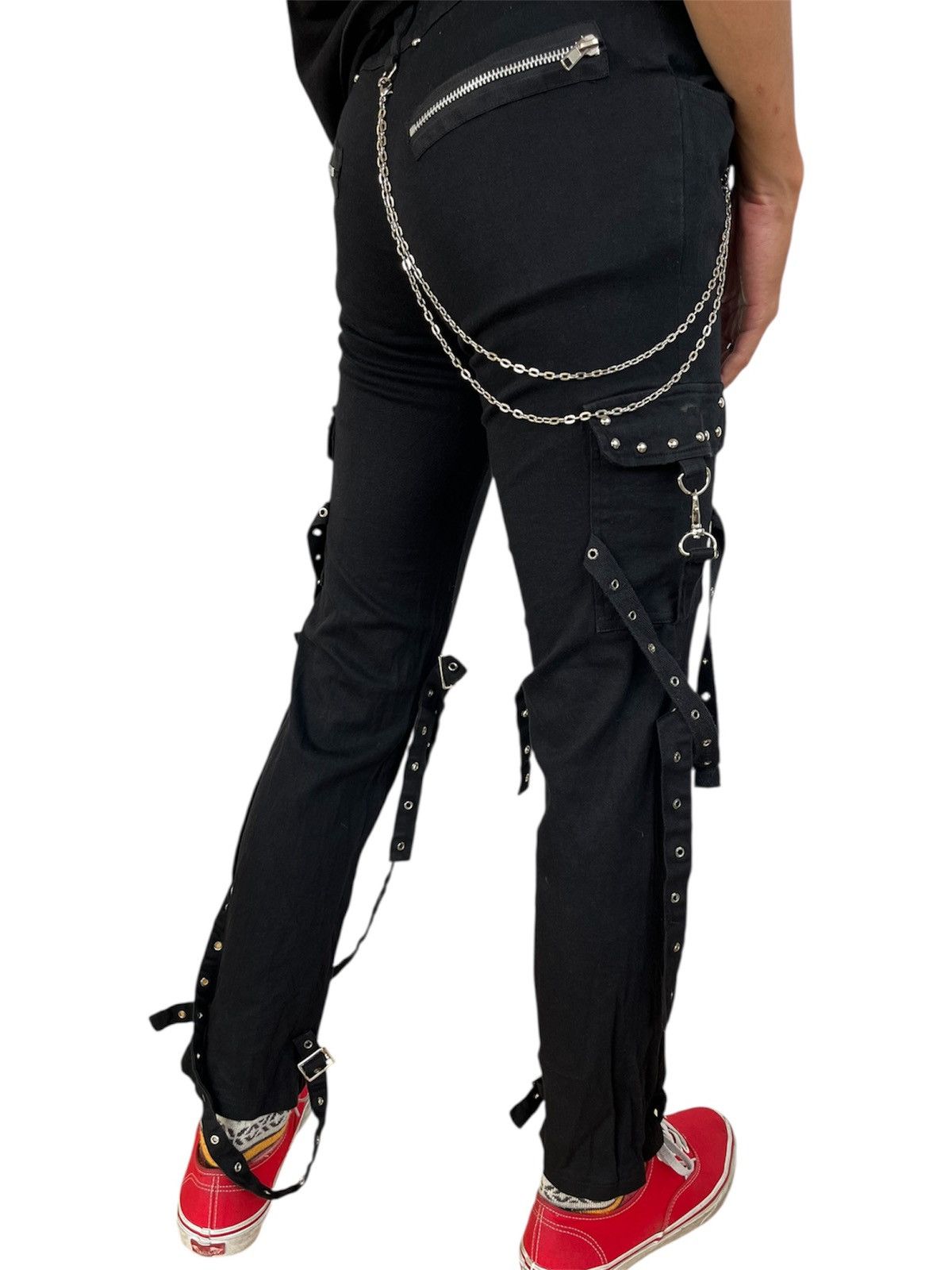 Japanese Brand Seditionaries bondage Punk skinny strecth pants Size 27" / US 4 / IT 40 - 2 Thumbnail