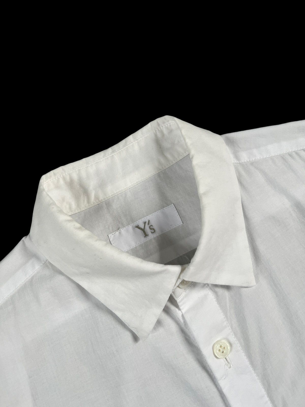 Yohji Yamamoto Archive 1990 Y’s Runaway Asymmetrical Button Shirt Size US M / EU 48-50 / 2 - 7 Thumbnail