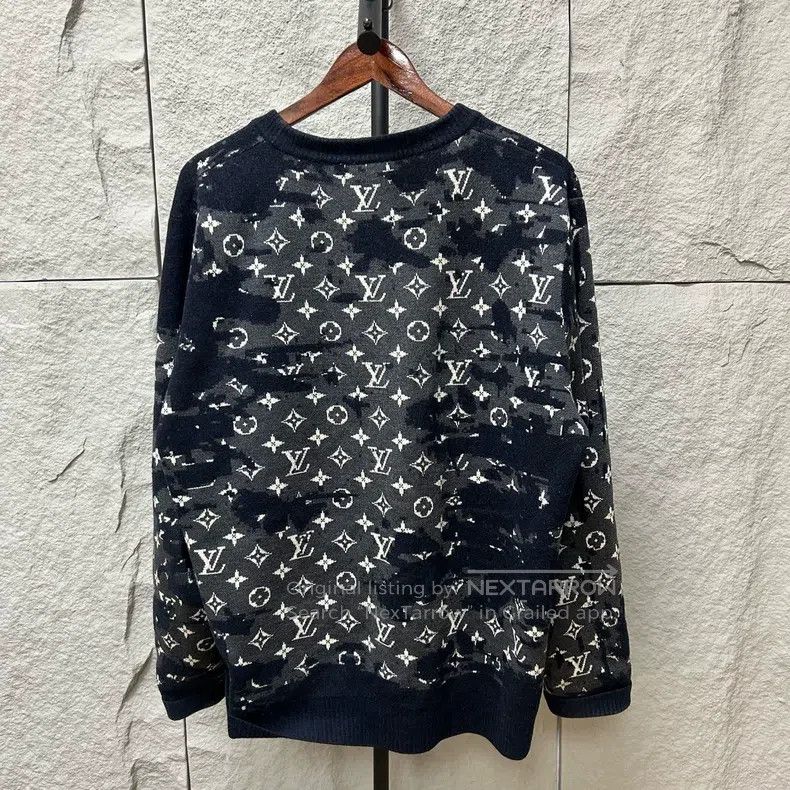 Louis Vuitton Louis Vuitton New Tapestry Full Print Rendering Sweater Size US XXL / EU 58 / 5 - 2 Thumbnail