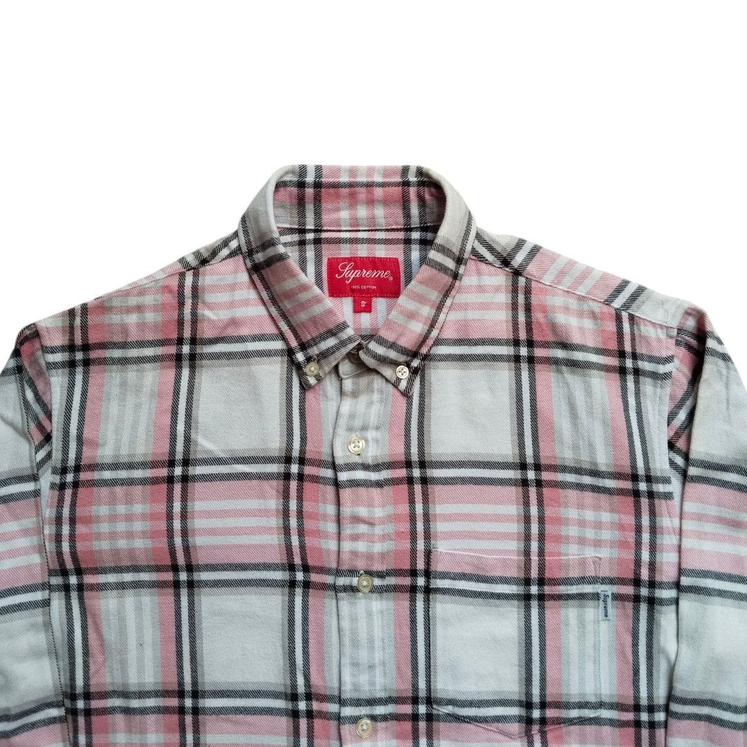 Supreme Supreme plaid flannel shirt Size US S / EU 44-46 / 1 - 3 Thumbnail