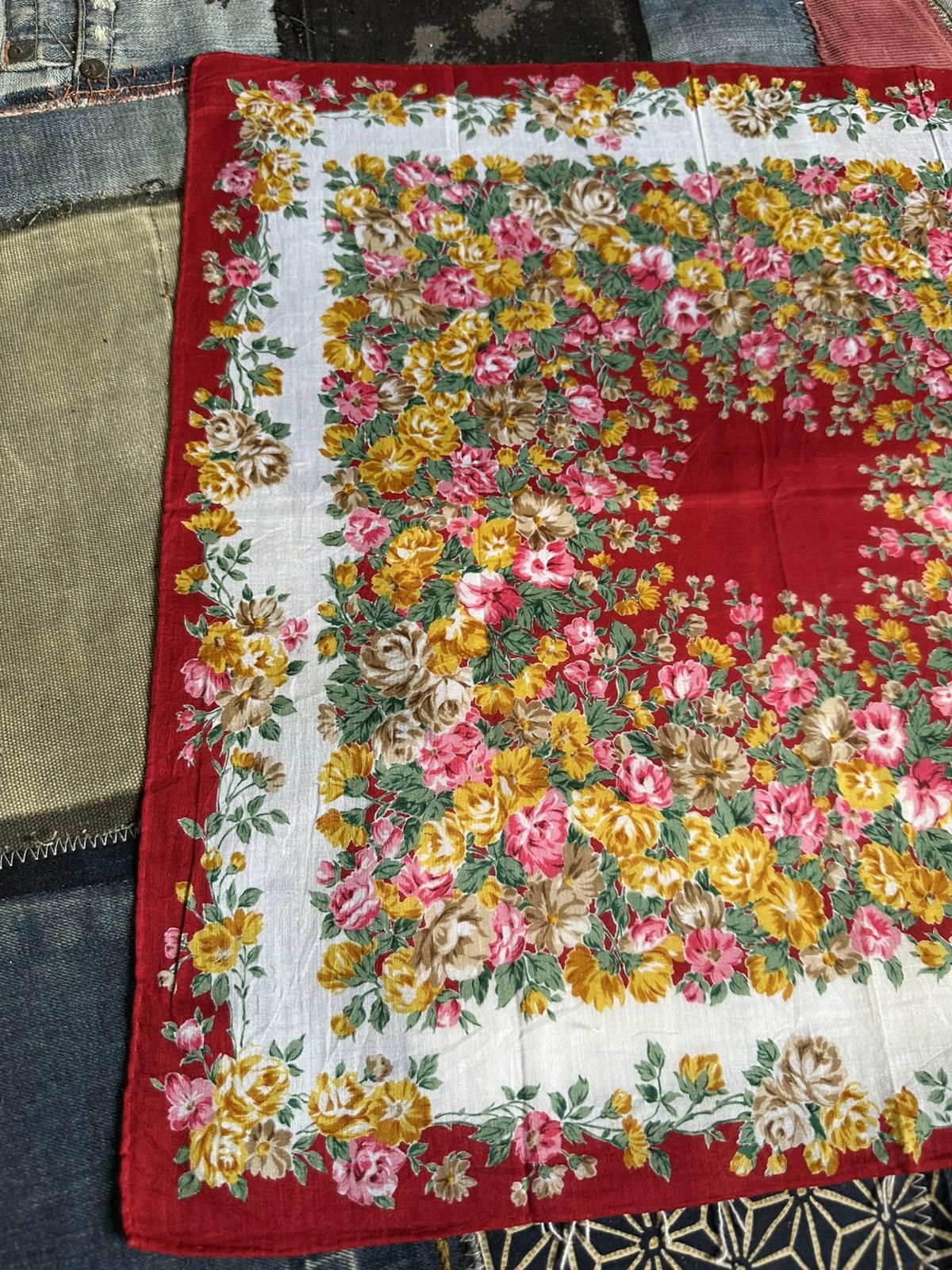 Vintage Vintage YSL Handkerchief/ Neckerchief/ Bandana Size ONE SIZE - 3 Thumbnail