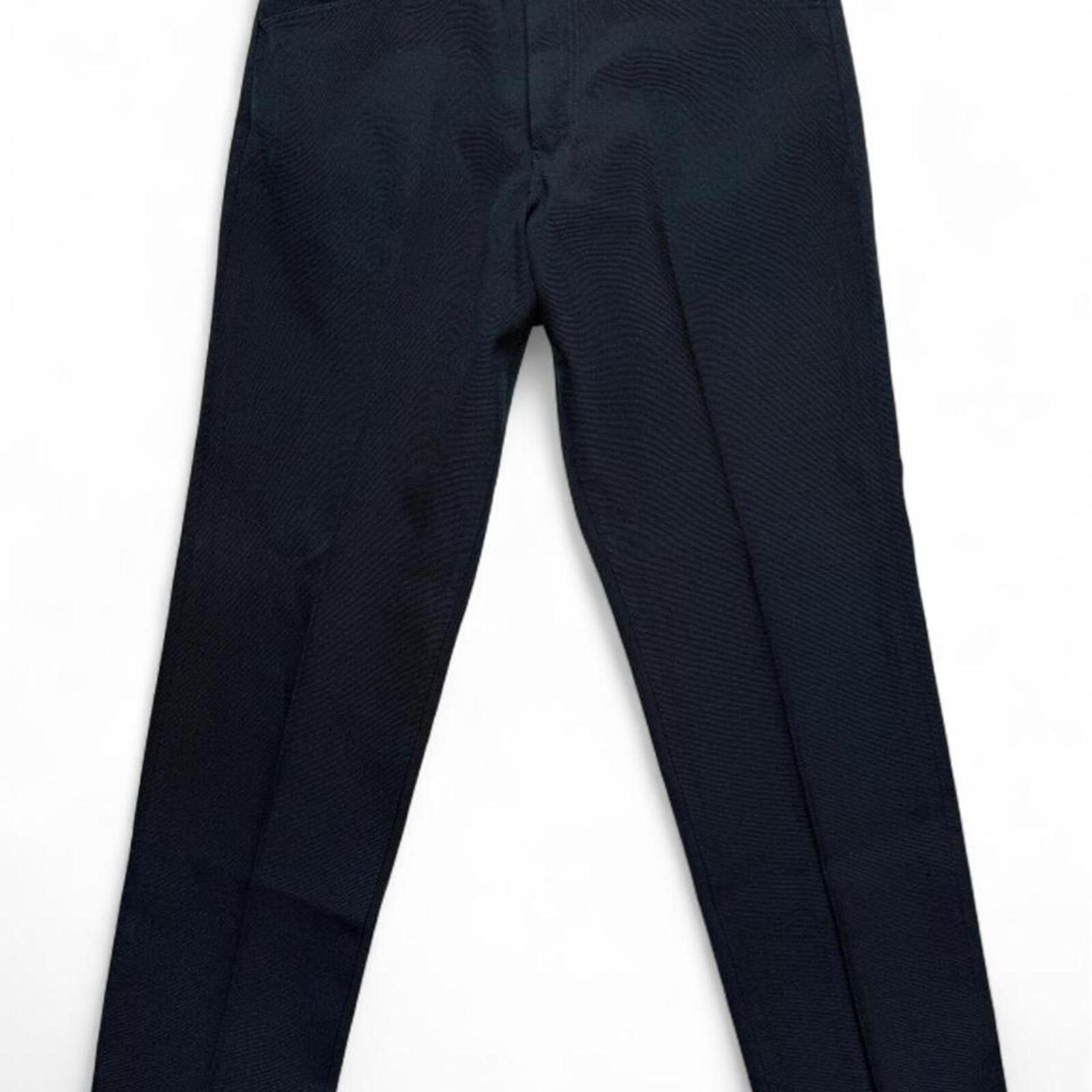 Other Vintage late 70s Farah navy blue pleated trousers talon zip Size US 32 / EU 48 - 3 Thumbnail