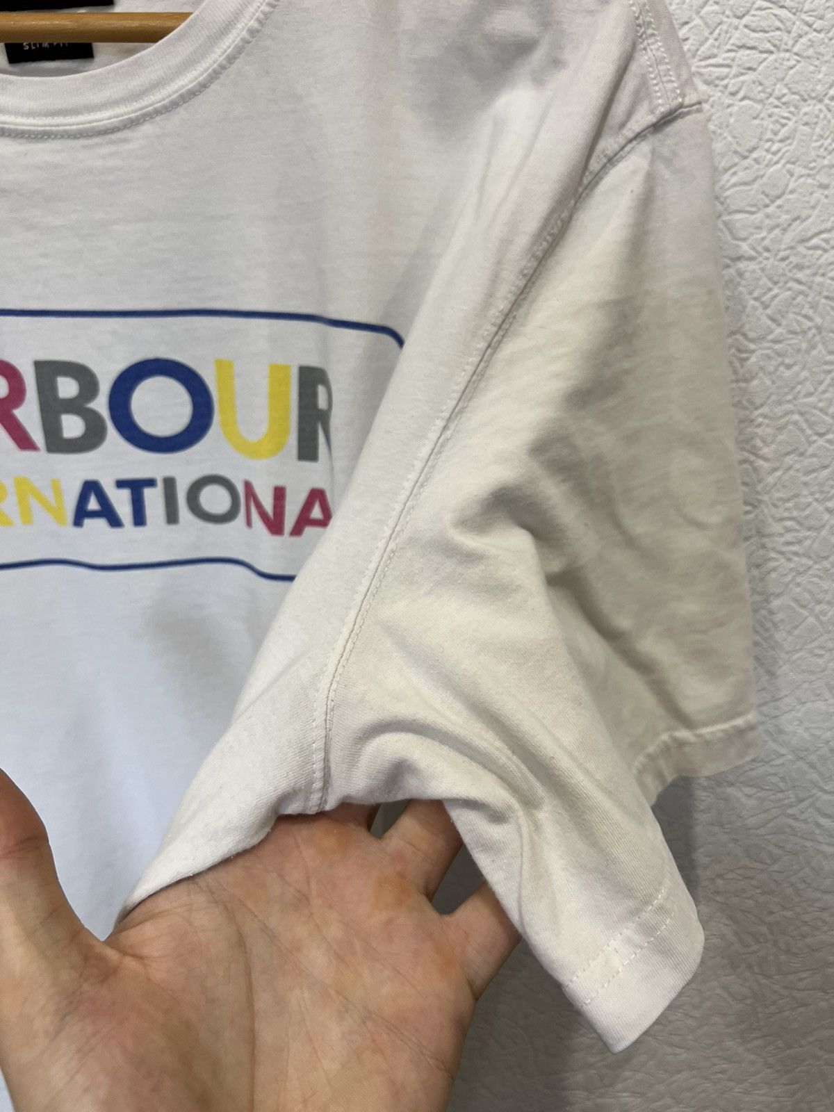 Barbour Barbour International White Basic T Shirt Tee Mens Size US XL / EU 56 / 4 - 6 Thumbnail