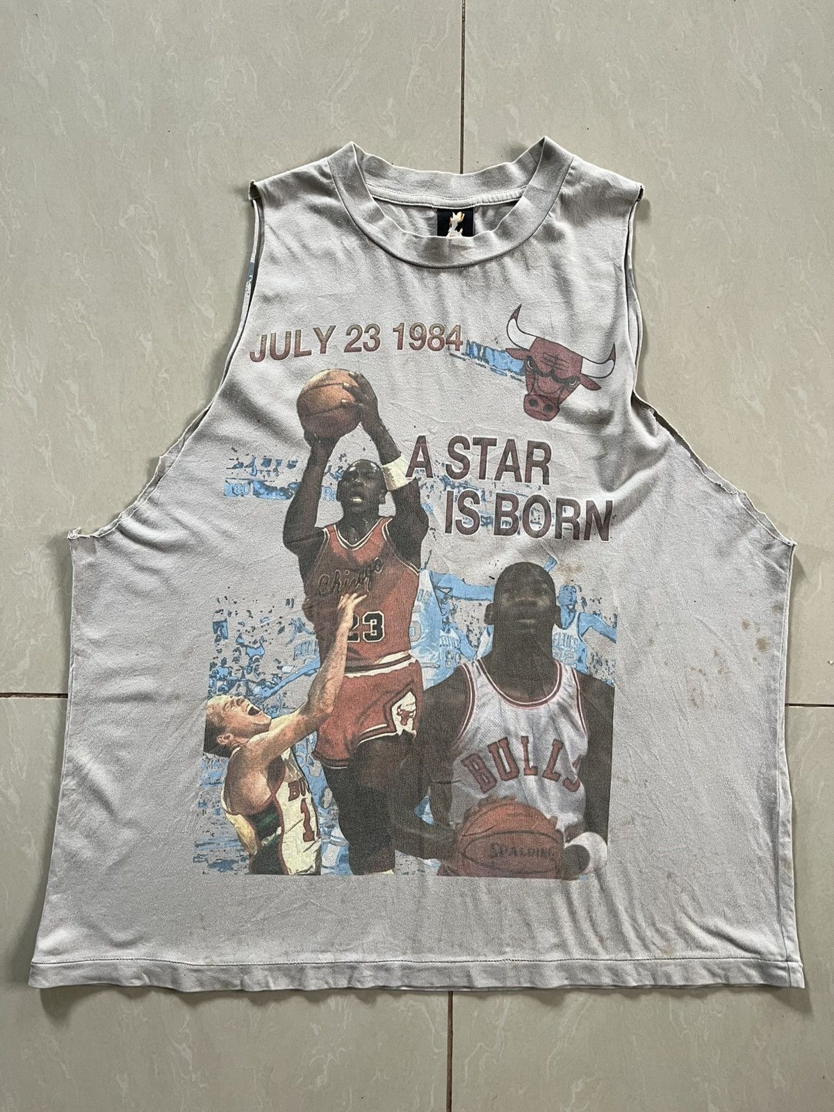 Vintage Vintage Jordan “A STAR IS BORN” Tank Top Size US M / EU 48-50 / 2 - 1 Thumbnail