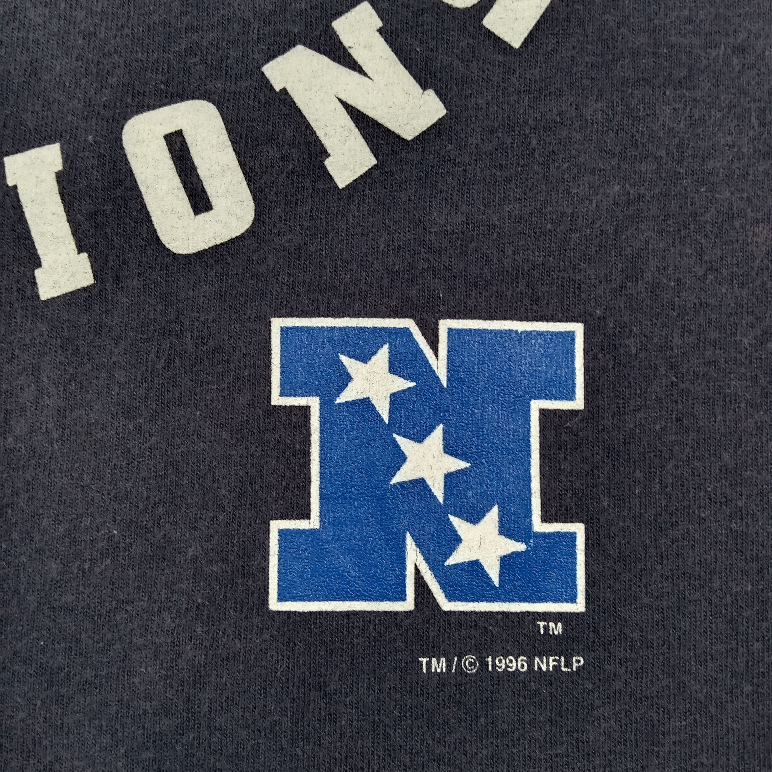 Lee 90's Dallas Cowboys Single Stitch NFC Tshirt C276N57 Size US S / EU 44-46 / 1 - 3 Thumbnail