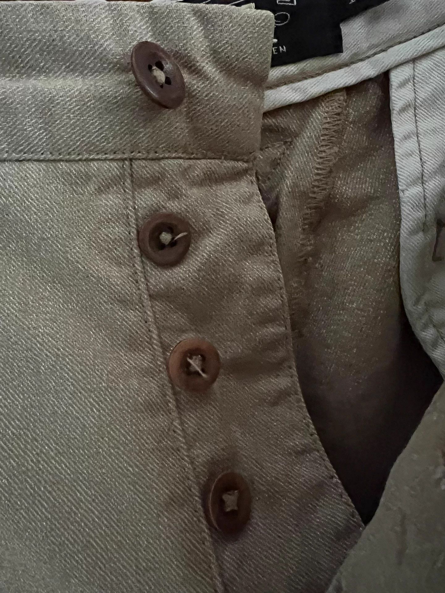 RRL Ralph Lauren RRL Pepper Salt Khaki Slim Fit Pants 32x30 Size US 32 / EU 48 - 5 Thumbnail