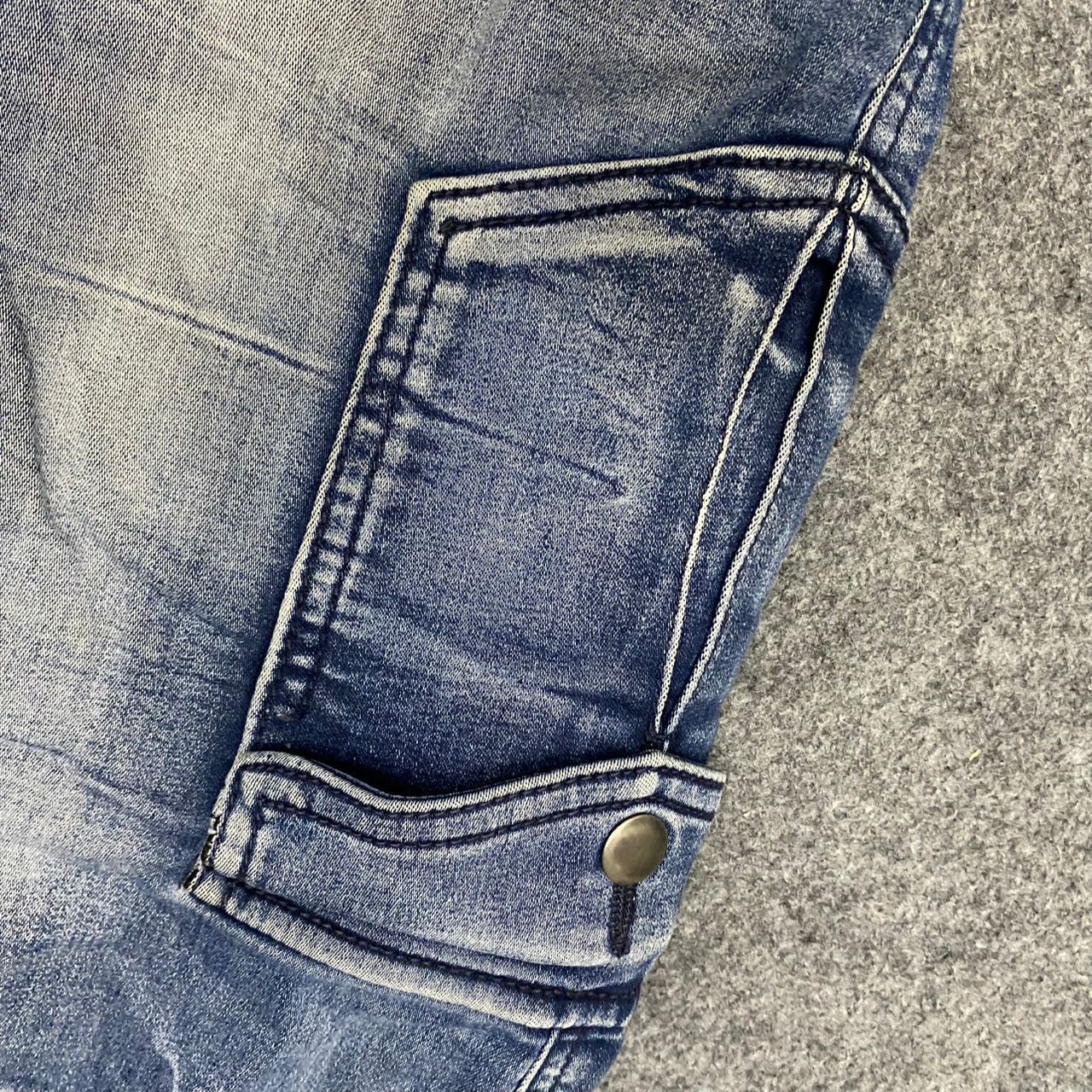 semanticdesign Vintage Semantics Designs Cargo Denim Pants Size US 33 - 9 Thumbnail