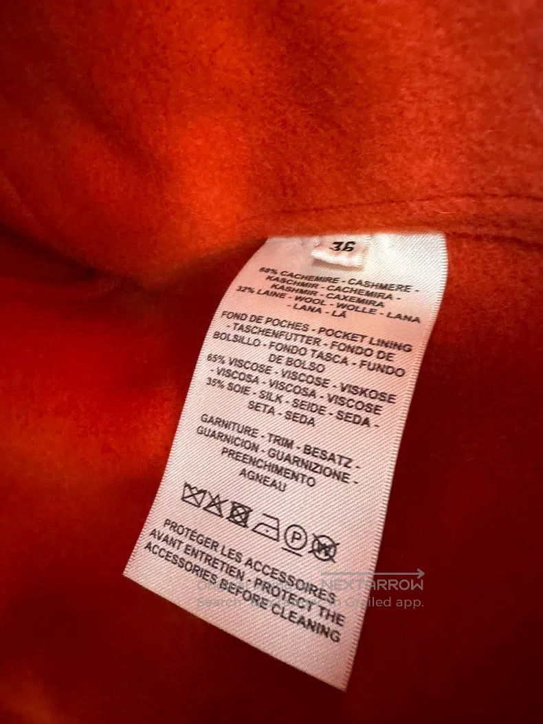 Hermes Hermes Leather Detailing Short Hooded Coat - Autumn/Winter Size XS / US 0-2 / IT 36-38 - 4 Thumbnail