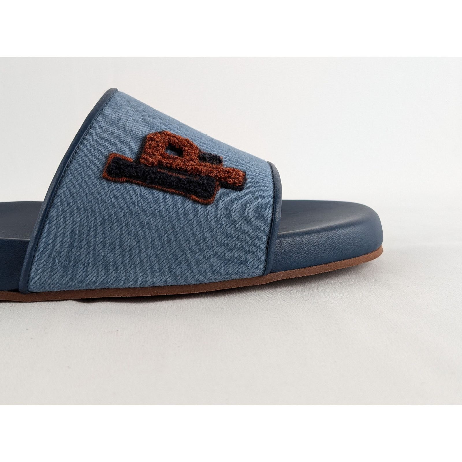 Loro Piana o1rshd1 Sea-Slide LP College Walk New York Dy in Blue Size US 10 / EU 43 - 2 Thumbnail