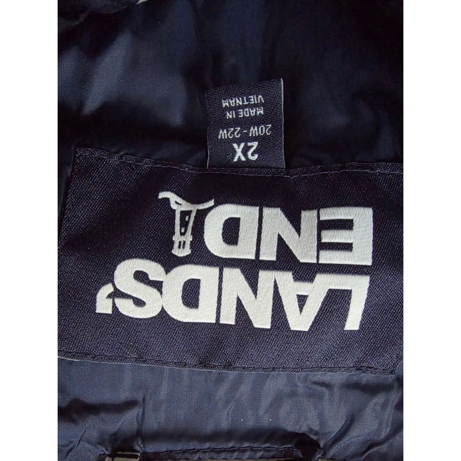 Lands' End Lands End Down Puffer Coastal Fisherman Stripe 2X A001834 Size XXL / US 16-18 / IT 52-54 - 5 Thumbnail