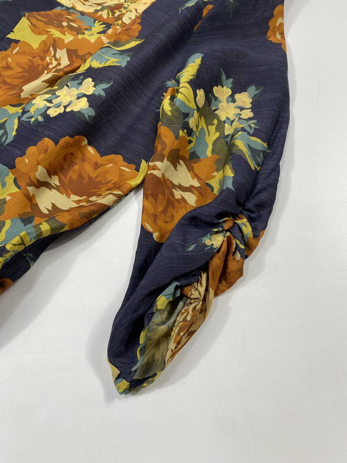 Other Momoni Italy Wool Silk Flowers Midi Dress With Pockets Size M / US 6-8 / IT 42-44 - 6 Thumbnail