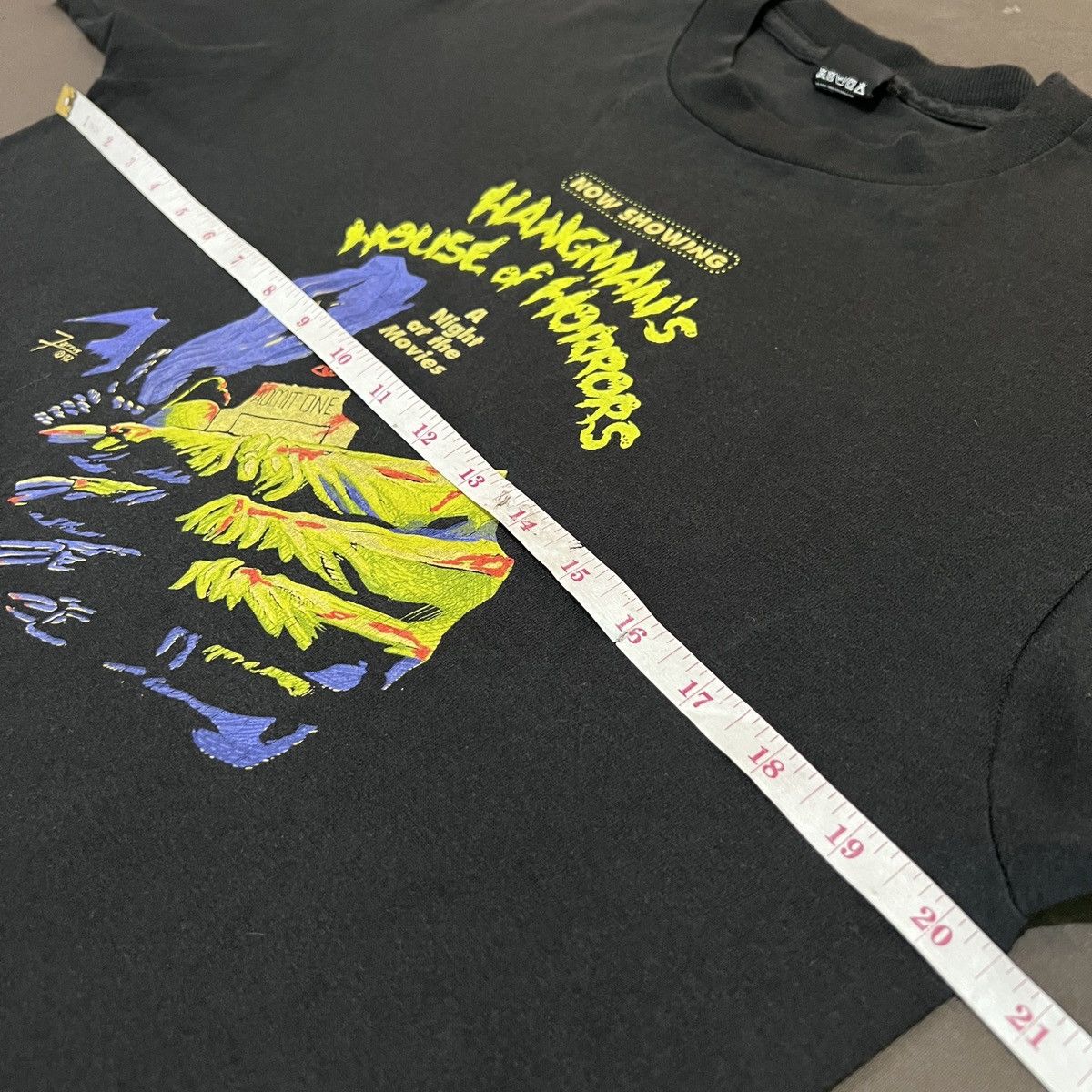 Expert Horror Vintage 90s Hangman’s House Of Horrors Promo Tee Size US L / EU 52-54 / 3 - 6 Thumbnail