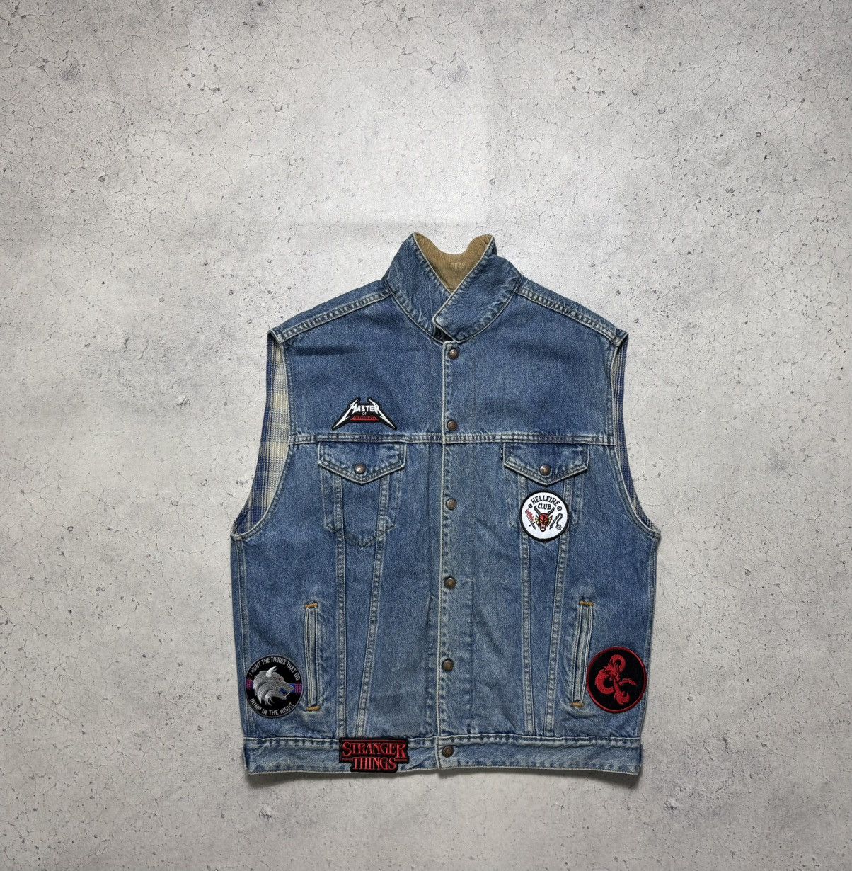 Levi's Vintage Clothing Levis Metallica Denim Reversible Jacket Size XL Vintage Size US XL / EU 56 / 4 - 1 Thumbnail