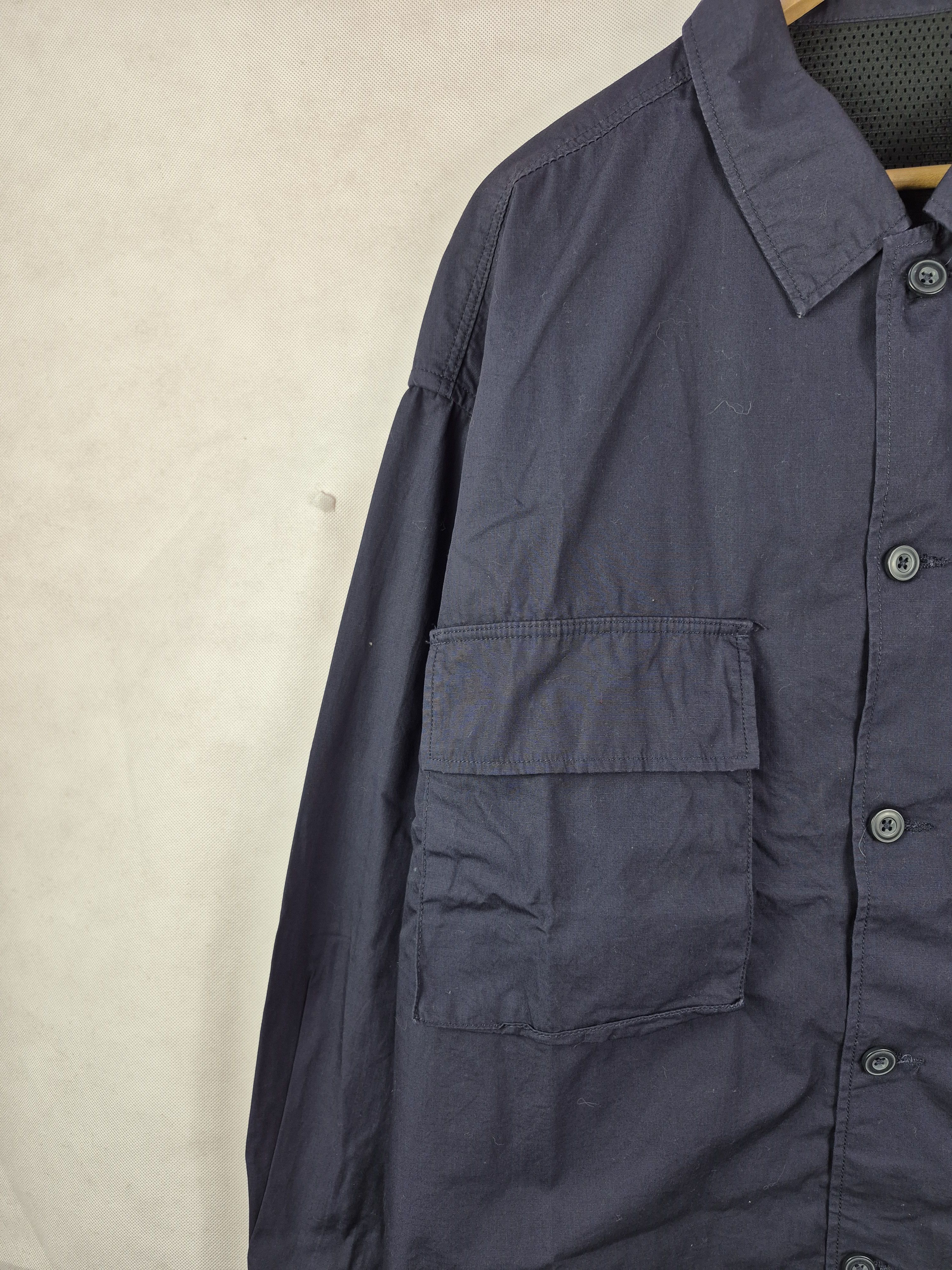 GU 🔥 GU Vintage Style Navy Workwear Utility Jacket Size US XL / EU 56 / 4 - 3 Thumbnail
