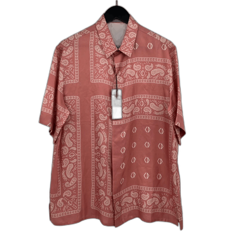 Dior Dior Short Sleeve Shirt with Paisley Print Size US M / EU 48-50 / 2 - 1 Thumbnail