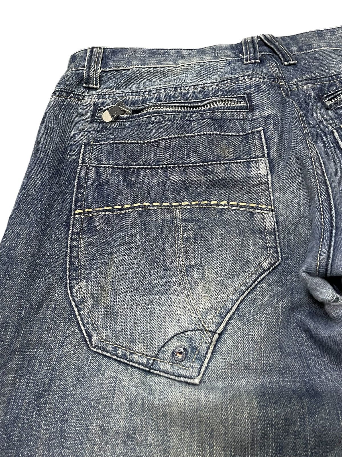Hysteric Glamour × Japanese Brand × PPFM MOD Japan Large Multi Pocket Wash Jeans Size US 34 / EU 50 - 16 Thumbnail