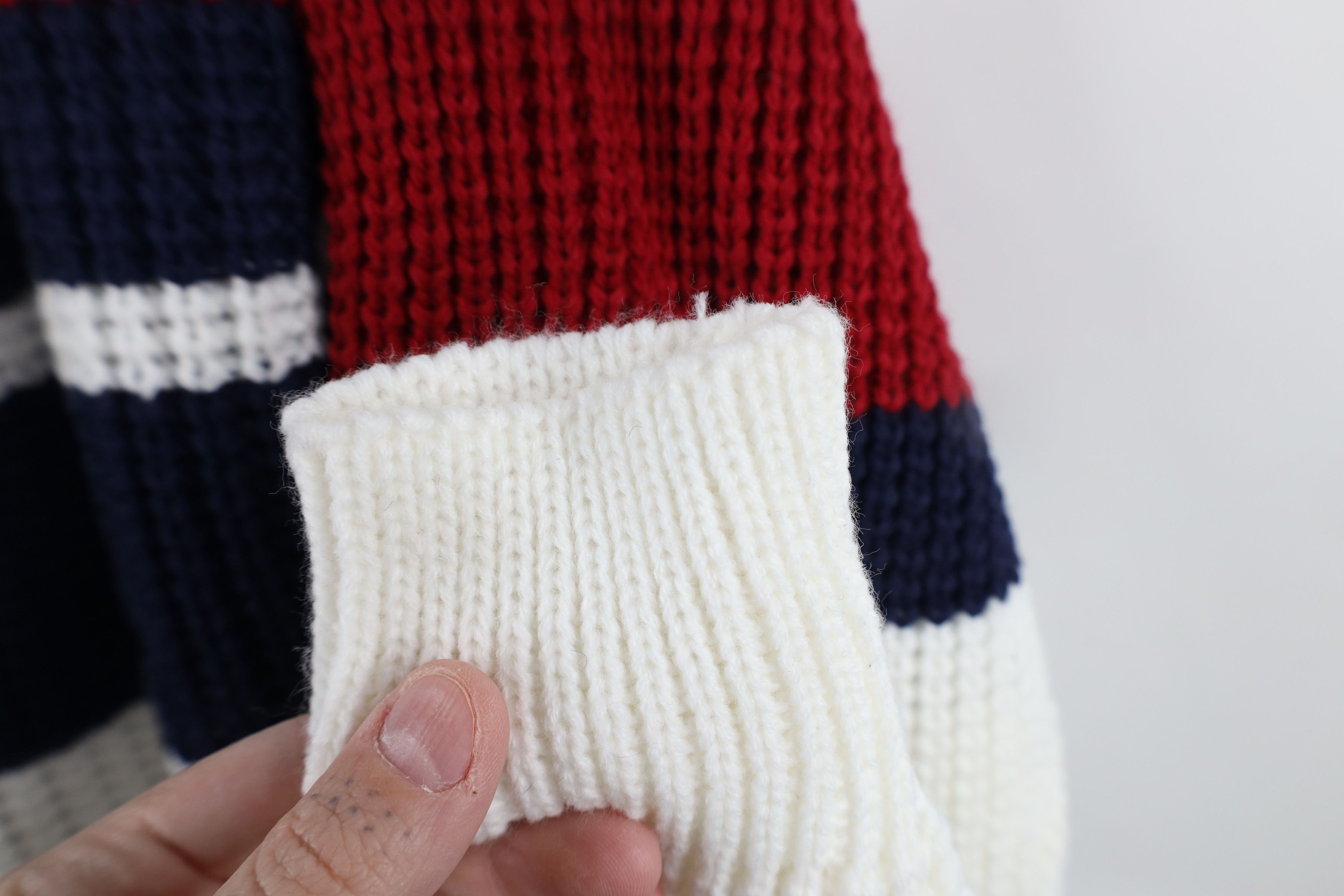 Vintage Deadstock Vintage 90s Streetwear Chunky Ribbed Knit Sweater Size US M / EU 48-50 / 2 - 4 Thumbnail