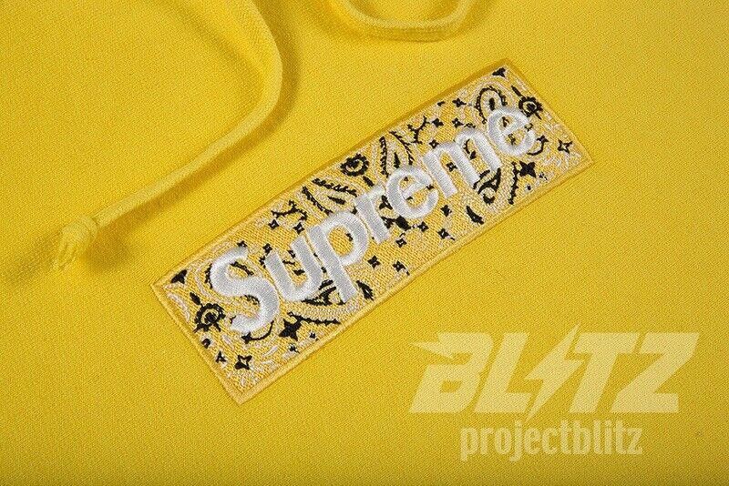 Supreme FW19 SUPREME BANDANA BOX LOGO HOODED SWEATSHIRT HOODIE Size US S / EU 44-46 / 1 - 3 Thumbnail