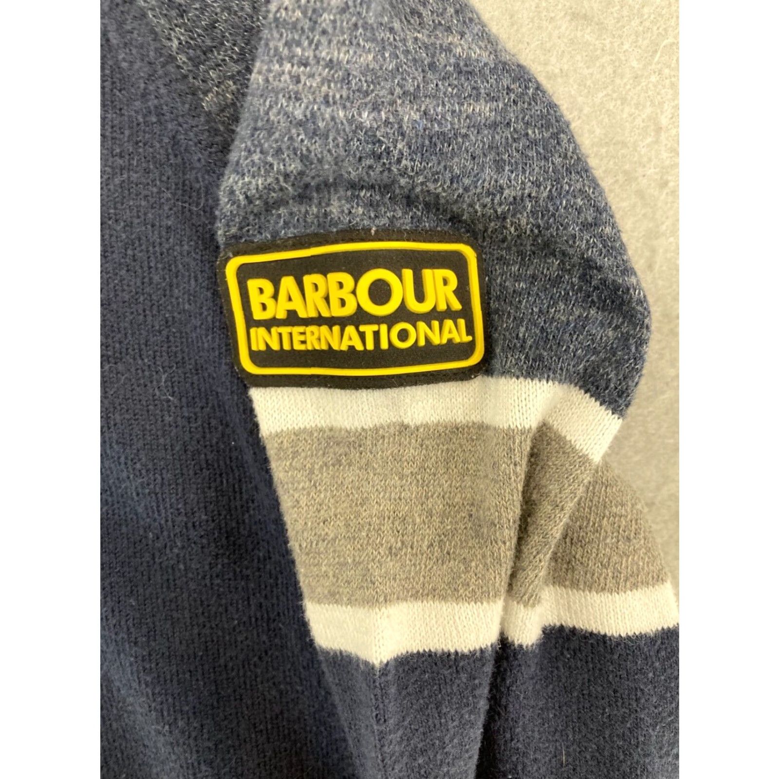 Barbour Barbour Mens Shirt Large Blue Long Sleeve Button-Up Knit Cotton Size US L / EU 52-54 / 3 - 5 Thumbnail