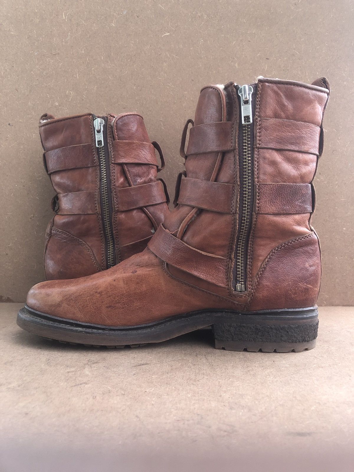 Frye Frye Brown Leather Winter Boots Size 7.5 B Size US 7.5 / IT 37.5 - 6 Thumbnail