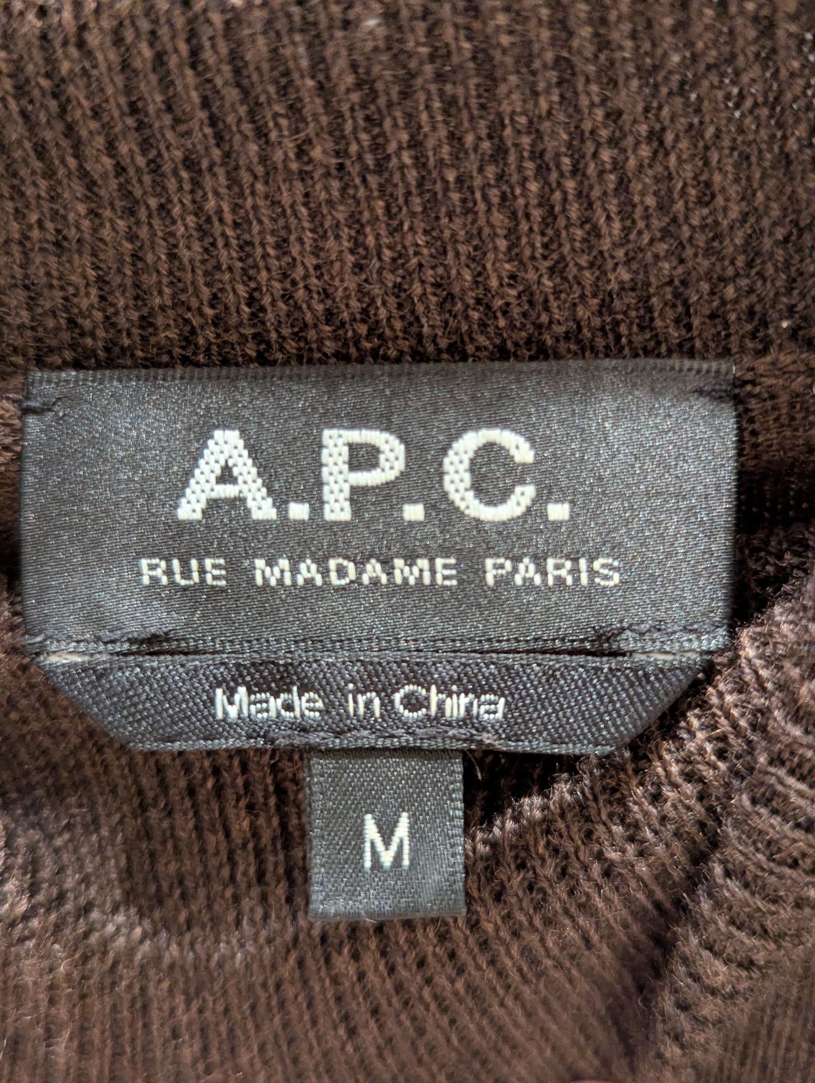 A.P.C. Brown Wool Turtleneck Size US S / EU 44-46 / 1 - 3 Thumbnail