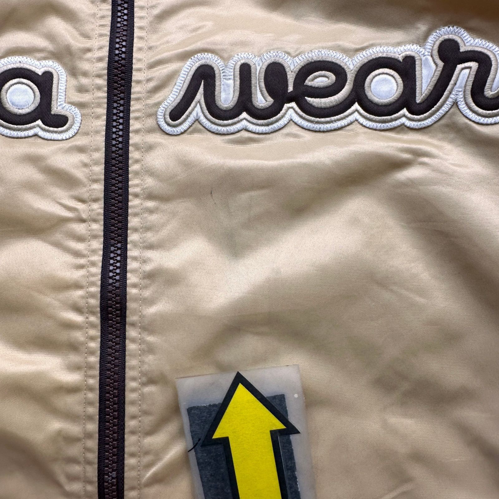 Rocawear Rocawear Nylon Gold Bomber Varsity Full Zip Jacket Mens 3XL Size US XXL / EU 58 / 5 - 12 Thumbnail