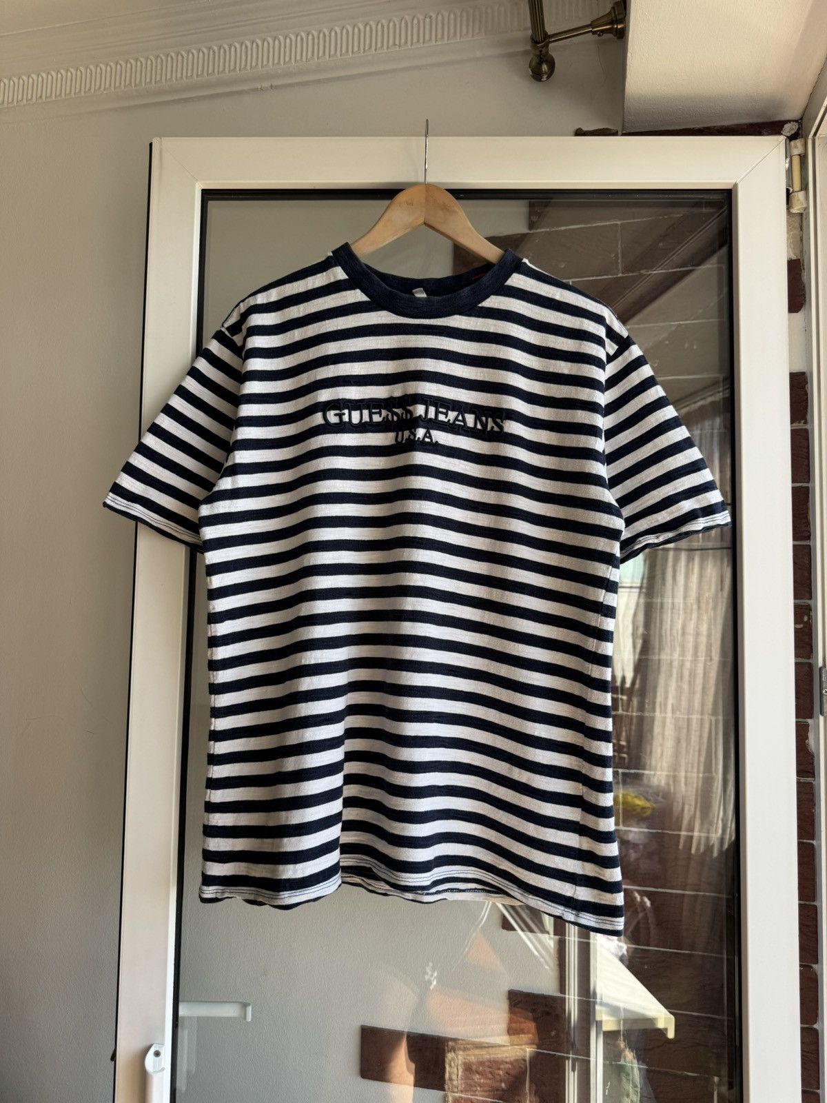 A$AP Rocky × Guess Guess Asap Rocky Navy Tshirt Size US M / EU 48-50 / 2 - 2 Thumbnail