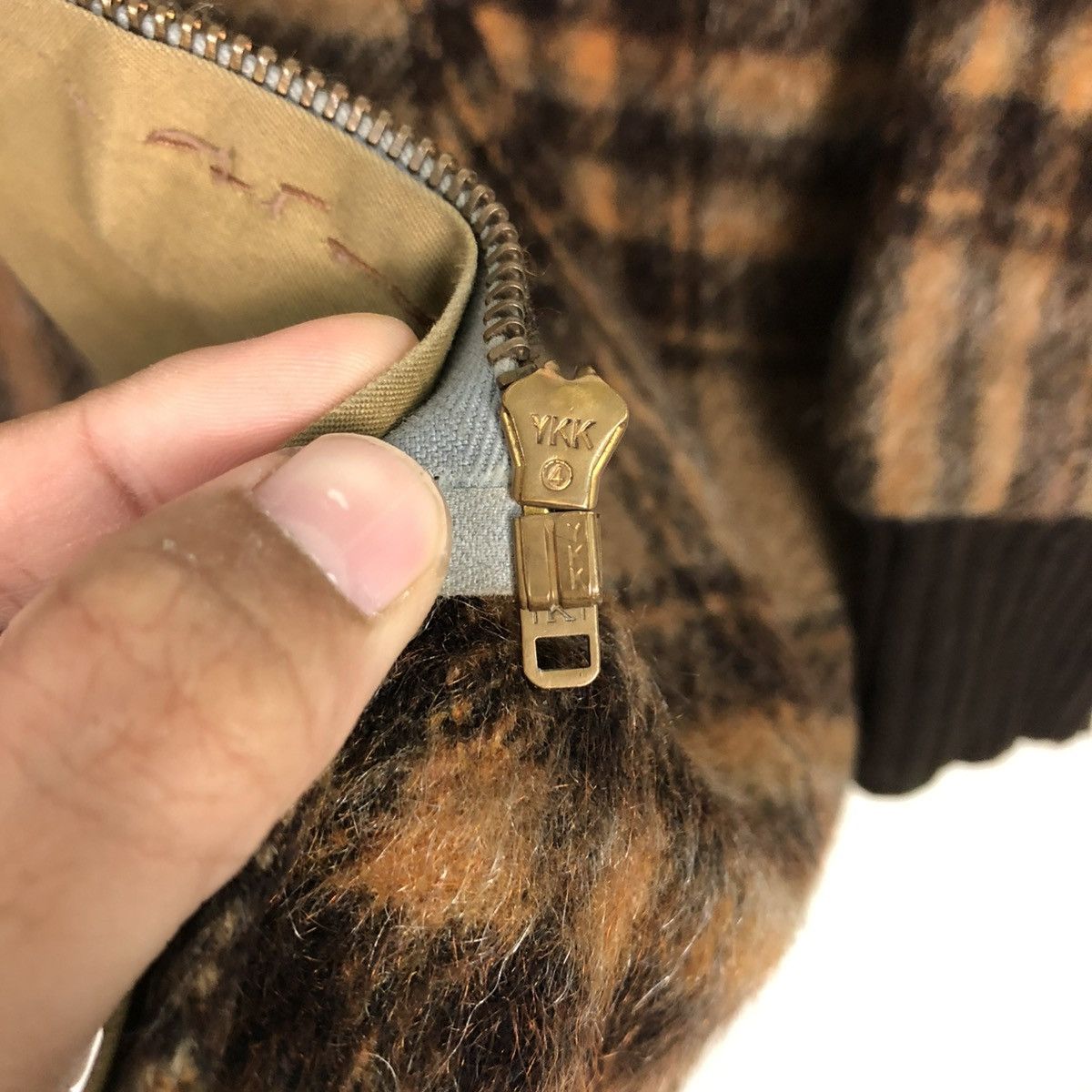 Japanese Brand 🔥VINTAGE CHORE WORK WOOL JACKET TARTAN CHECK ISSEY MIYAKE Size US M / EU 48-50 / 2 - 22 Thumbnail