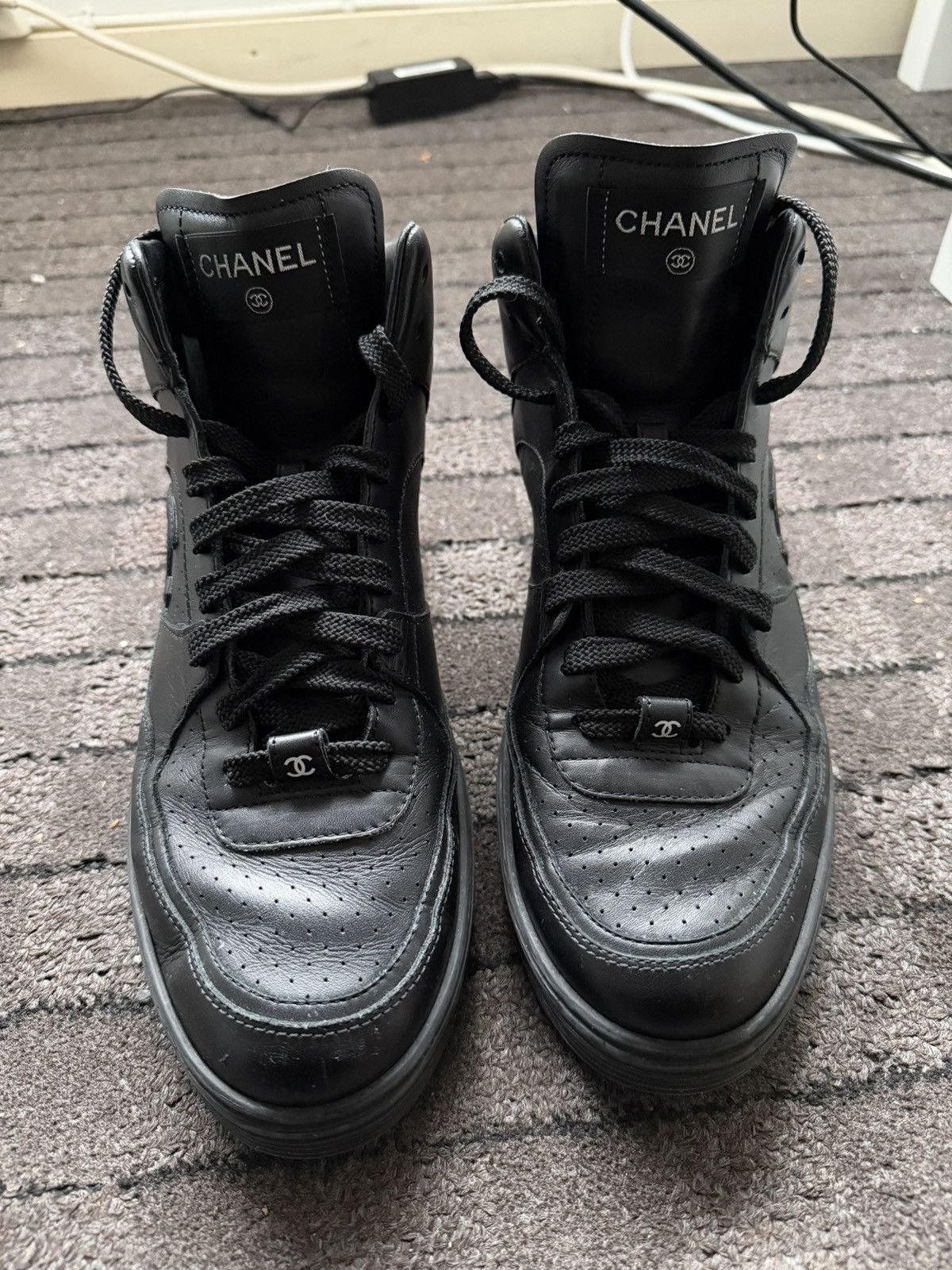 Chanel chanel hightop sneakers Size US 9 / EU 42 - 6 Thumbnail