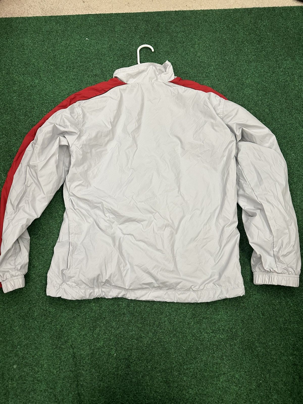 Nike Vintage Nike Red & Gray Track Jacket Size US M / EU 48-50 / 2 - 2 Thumbnail