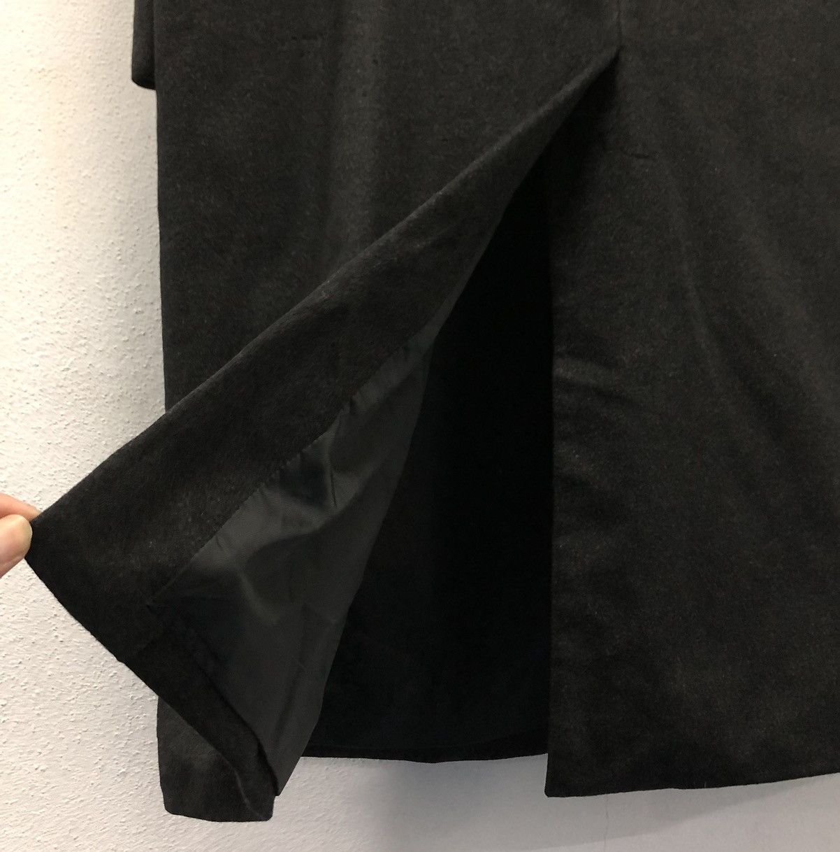 Yohji Yamamoto Yohji Yamamoto × D'Urban A.A.R Black Wool Overcoat (Size L) Size L / US 10 / IT 46 - 9 Thumbnail