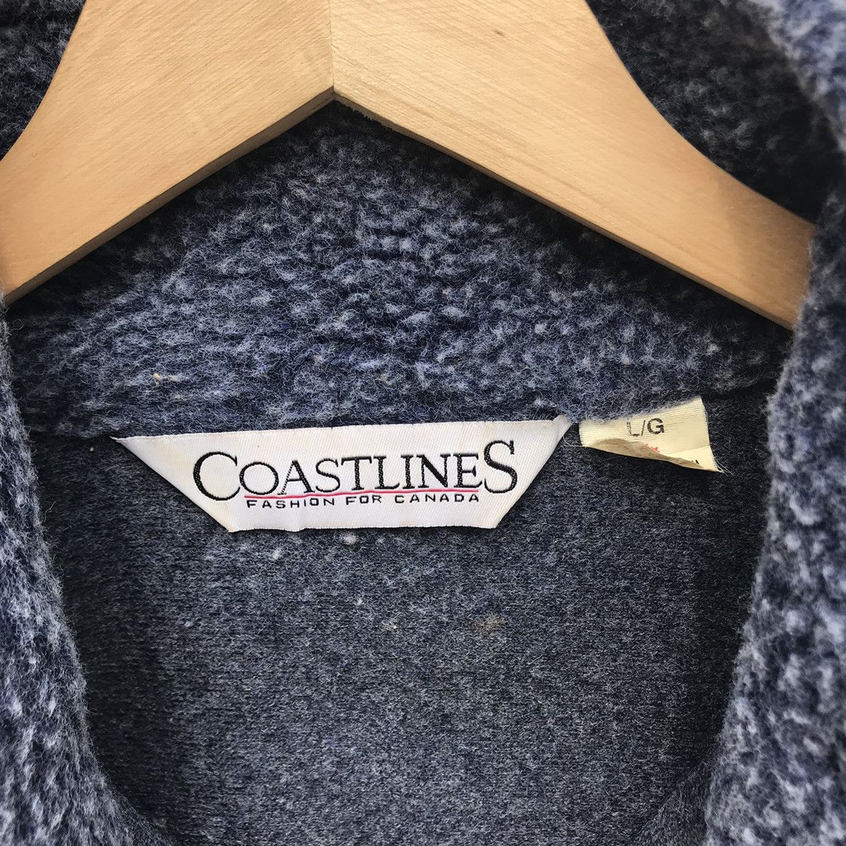 Vintage Vintage Coastlines Fashion for Canada Fullprint Fleece Size US L / EU 52-54 / 3 - 16 Thumbnail