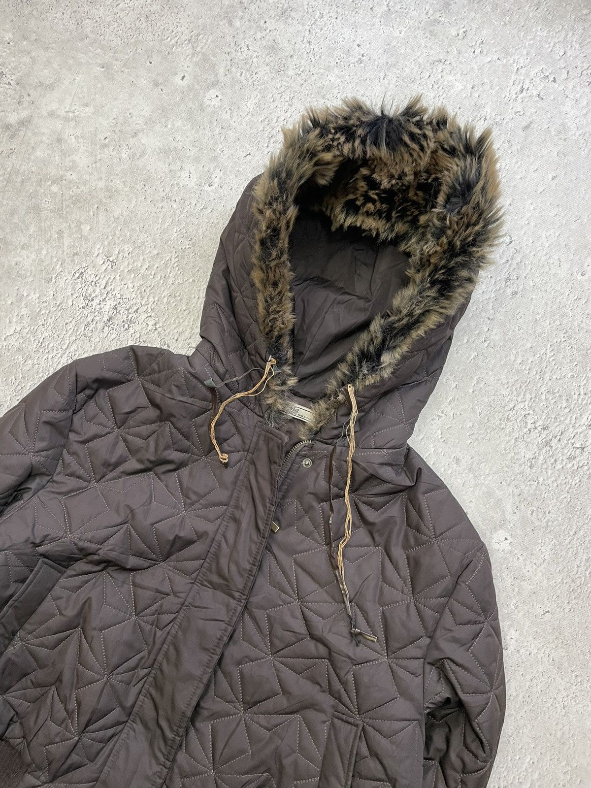 Hysteric Glamour Brown fur hood if six was nine Streetwear Jacket opium Size US M / EU 48-50 / 2 - 3 Thumbnail