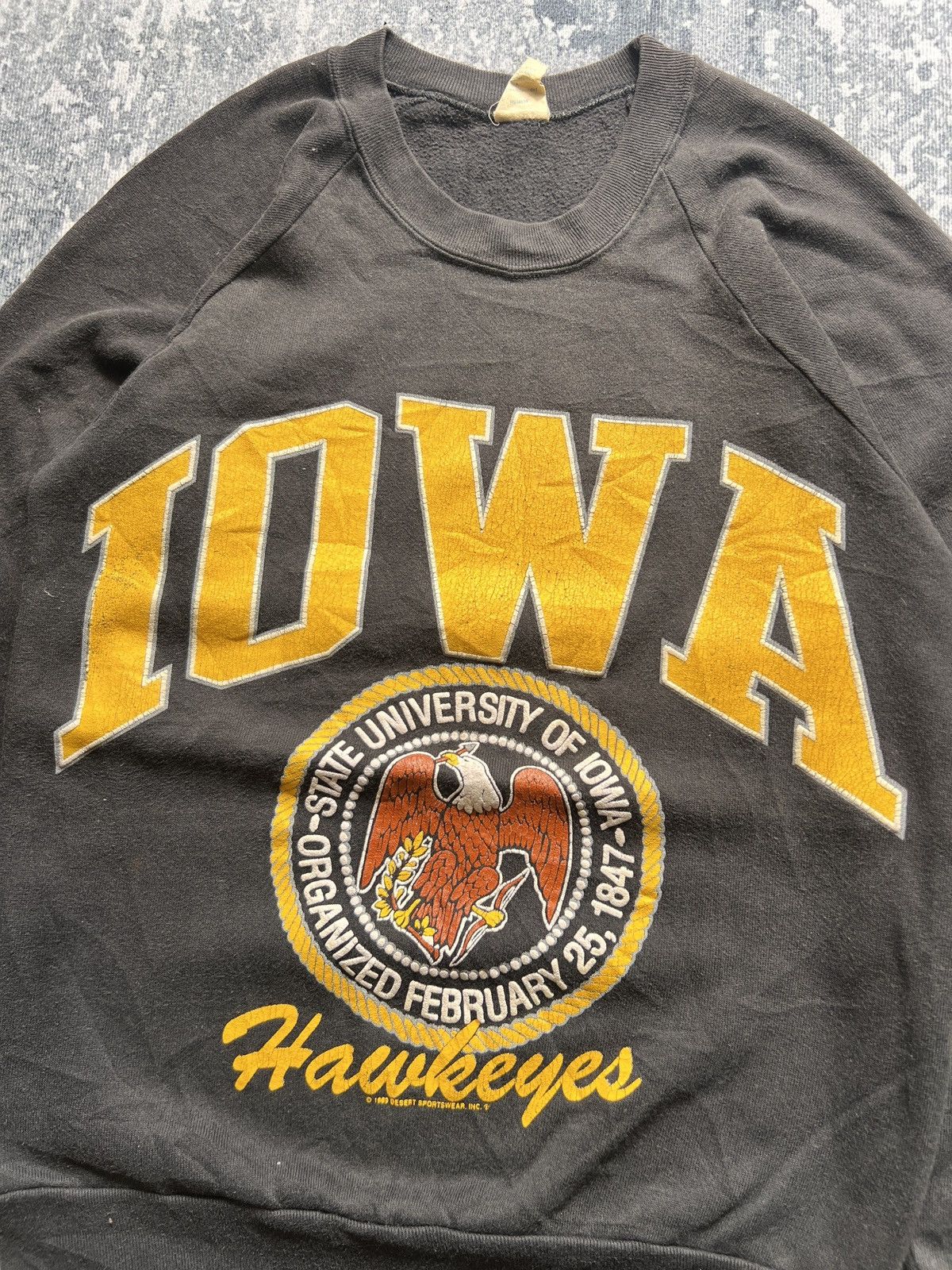 Anvil True Vtg 60s University of Iowa American College Sweater Size US S / EU 44-46 / 1 - 2 Thumbnail