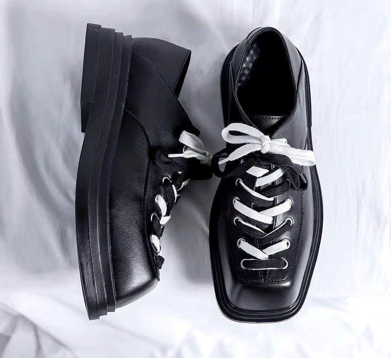 Other Punk Gothic Rock Cow Leather Boots Size US 9.5 / EU 42-43 - 4 Thumbnail