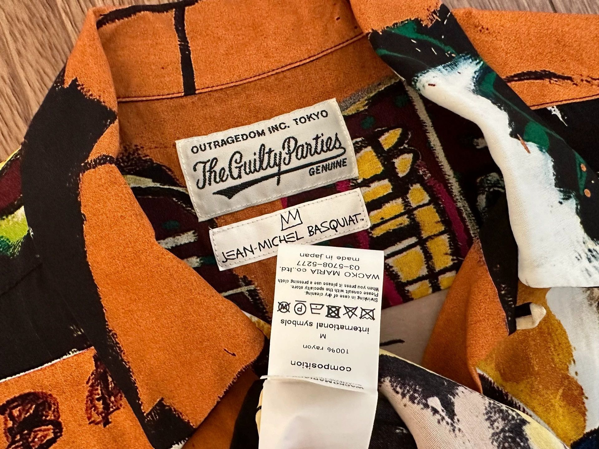 Wacko Maria WACKO MARIA x JEAN-MICHEL BASQUIAT Hawaiian Shirt New M Size US M / EU 48-50 / 2 - 4 Thumbnail