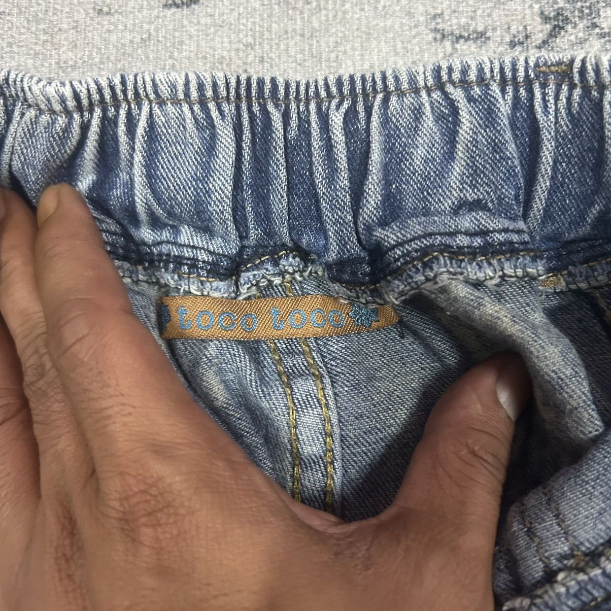 Japanese Brand Vintage Japan Loco Loco Printed Denim Baggy Jeans Size US 30 / EU 46 - 4 Thumbnail